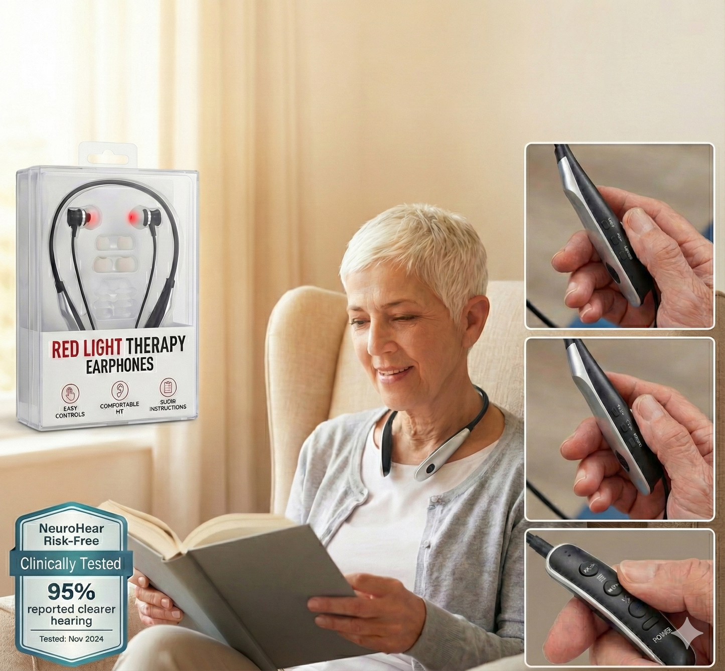 NeuroHear™ Red Light Clarity Device